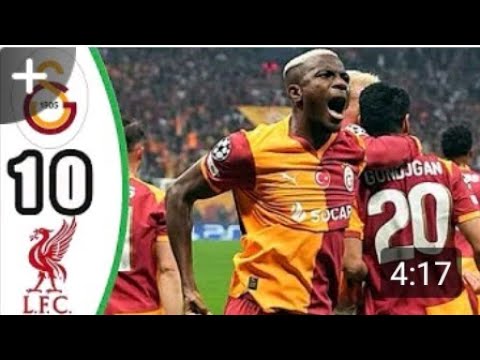 غلطة سراي  ليفربول 1 0 جميع الأهداف والملخص دوري أبطال أوروبا 2025