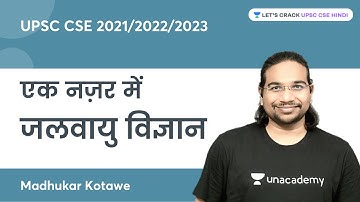Climatology | In One Glance | For UPSC CSE/IAS 2022/2023 With Madhukar Kotawe Sir