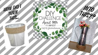 *Must see* Amazing Dollar Tree DIYs-High End Farmhouse Decor-Thrift Flip-Heidi Sonboul DIY Challenge