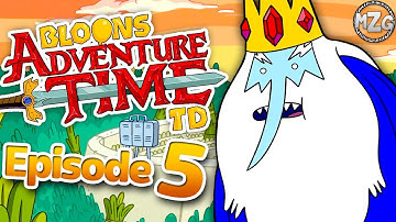 Bloons Adventure Time TD Gameplay Walkthrough - Episode 5 - Wizard Battle! Ice King (iOS, Android)