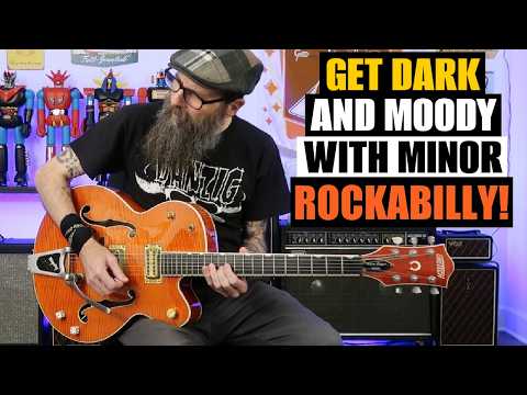 How to Solo Over Minor Rockabilly Shuffles - with TABS