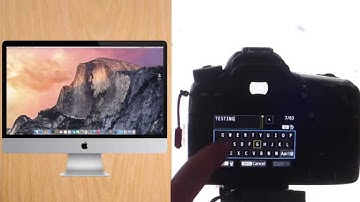 Canon 70D tip #8: Connect to Mac Yosemite via Wifi