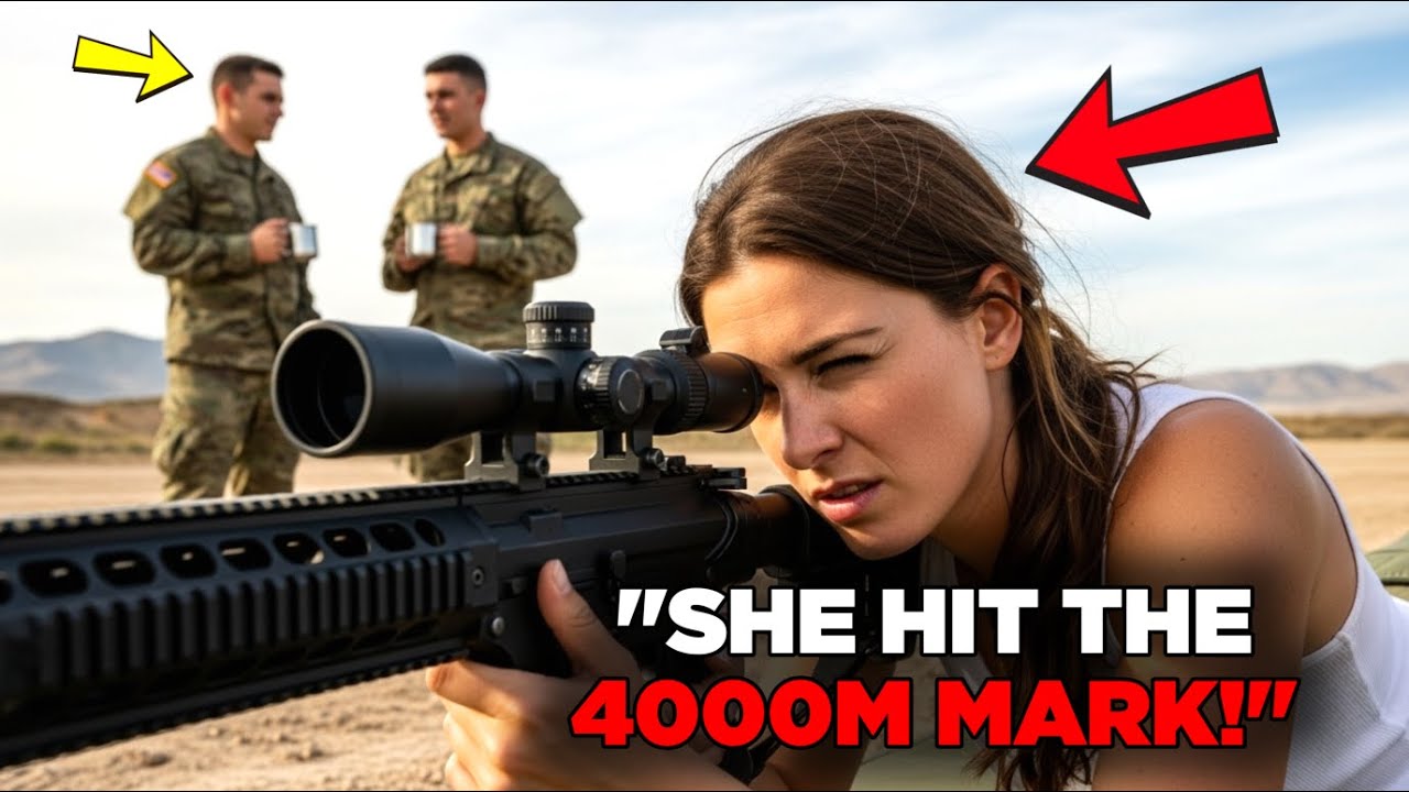 Морской пехотинец велел ей подержать винтовку на мгновение, пока она не выстрелила из нее на 4000...