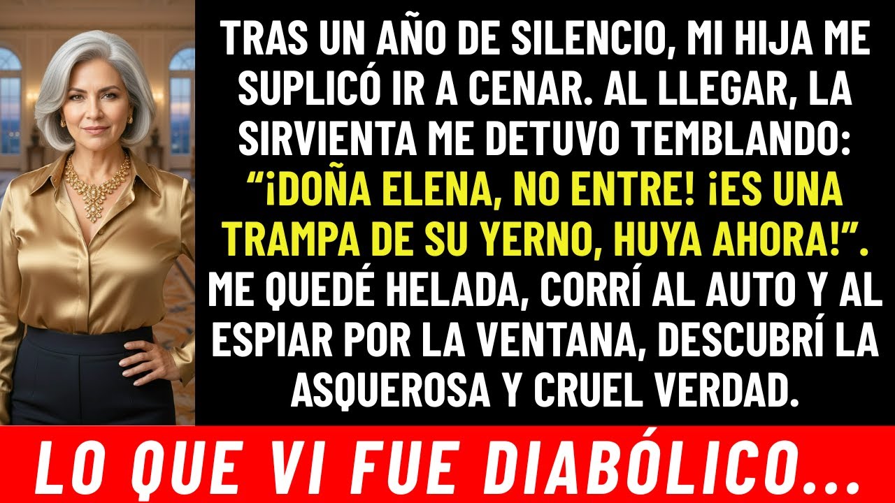 Mi empleada lloró “¡Es una trampa, huya!”. Al ver lo que mi yerno le hacía a mi hija, temblé.