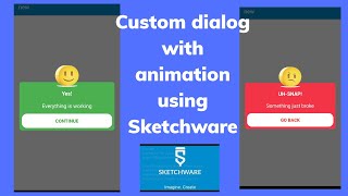 Custom dialog in Sketchware