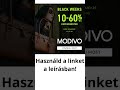 📣 BLACK WEEKS START! 10-60%-OS KEDVEZMÉNYEK EZER TERMÉKRE! 💣#shorts #modivo #magyar #kuponkiraly