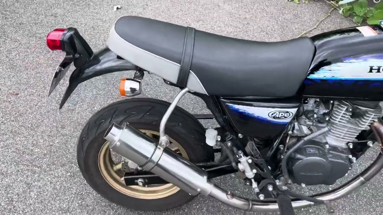 Ape エイプ BRD 3次元フルテーパーマフラー Yahoo!オークション - HONDA APE エイプ50/100 BRD 3次元フル