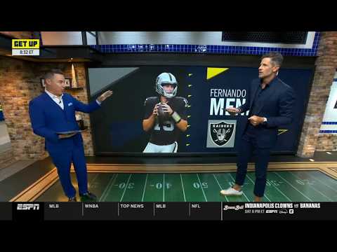 GET UP | Dan Orlovsky breakdowns Mendoza Just Put On an ABSOLUTE RED ZONE CLINIC! in Raiders debut