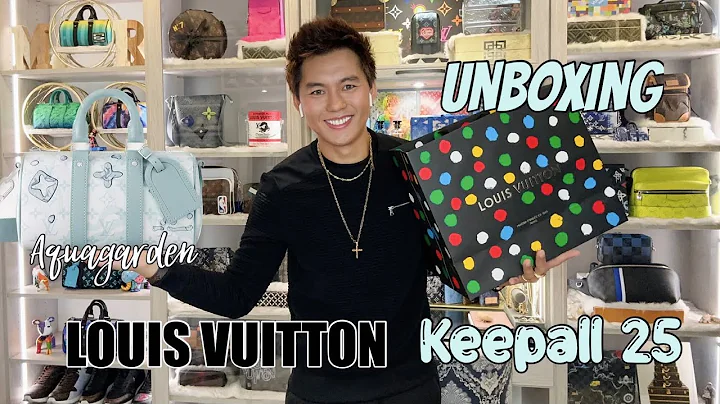 LOUIS VUITTON Keepall 25 | Unboxing | FW2023 | Aquagarden | Rey watkins Journal | LV MEN