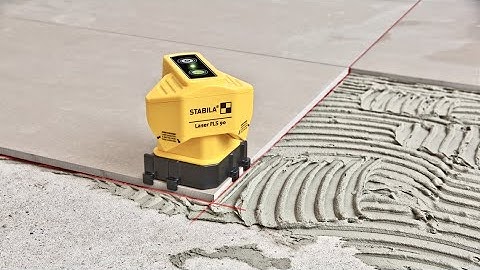 Máy ke góc vuông bằng laser FLS90, lát gạch sàn tường, móng - Stabila Germany
