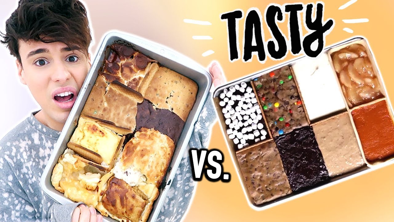 i made tasty’s 8 DESSERTS IN 1 PAN !!! | Raphael Gomes