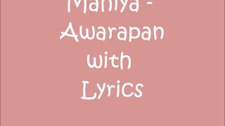 Video thumbnail of "Mahiya song with Lyrics"