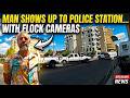 "Hero" Takes Flock Cameras Down and Drives Them to Police Station