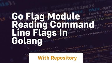 Go flag module reading command line flags in golang