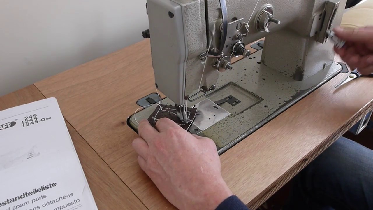 Industrial Sewing Machine Storage Table Pfaff 1245 Youtube