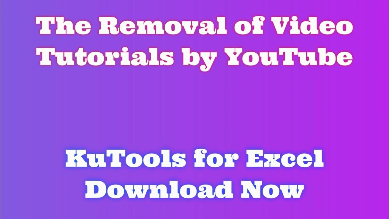 Installing kutools for excel on windows 2024 quick setup youtube