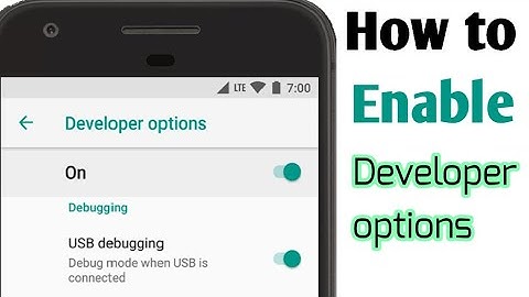 How to enable developer options in Android | Secret settings of android phones or devices