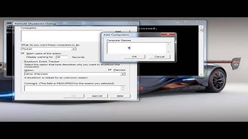 Shutdown someones computer by ip address using command Prompt