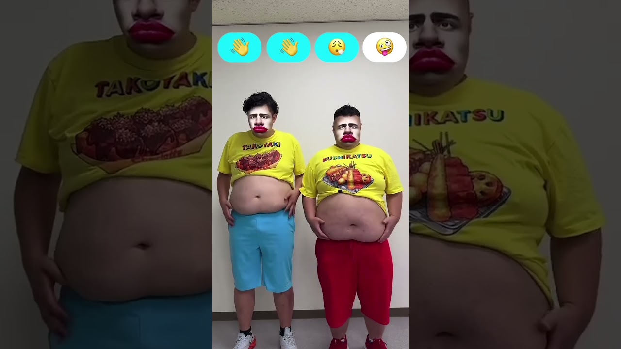 120kg Twins' Super Slim Clown Dance [BIG Collaboration]