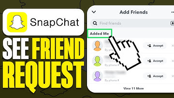 How To See Friend Request On Snapchat | View Pending Snapchat Friend Requests
