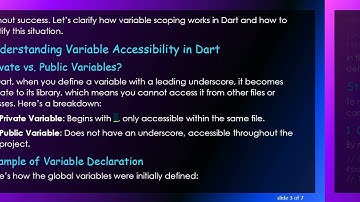 How to Access Global Variables in Dart and Flutter