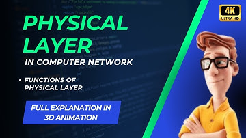Physical layer in computer networks in hindi | 3D Animation | Functions of Physical layer | OSI