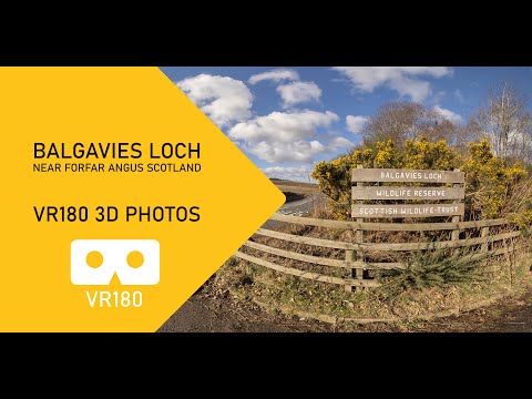 Balgavies Loch, Angus, Scotland VR180 3D Canon RF 5.2mm F2.8L Dual Fisheye lens.