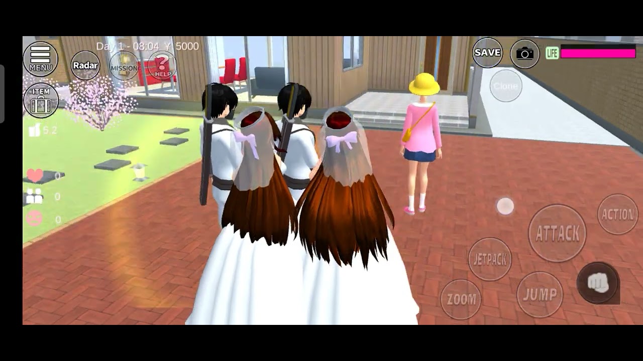 #1 tutorial membuat rambut sakura warna putih