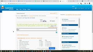 typing 66 wpm in type racer screenshot 5