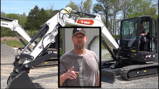 Delivery of 2021 Bobcat e42 R2 series mini excavator & behind the scenes professional Bobcat video!