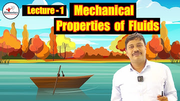 Mechanical Properties of Fluids l Lecture 1 l Physics l NEET