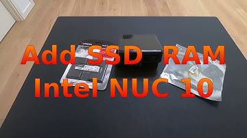 Mount RAM and SSD in Intel nuc 10 mini pc