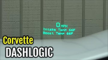 Corvette ZR1 C6 Dashlogic Display Controller HUD - What it Looks Like!