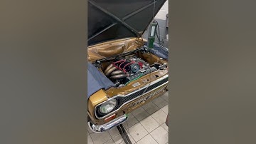 MK1 Escort with a 2.3L Pinto engine on the Northampton Motorsport Rollers