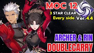 [ HSR ] Archer & Rin VS Memory Of Chaos 12 | Ver 4.4 | Clear Every Node