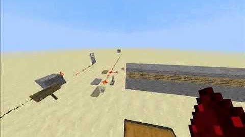 Redstone Tutorial   1   The Basics