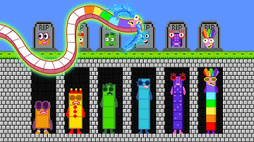 Numberblocks Snake R.I.P All Numberblocks 1 to 10 | Numberblocks Sad Story