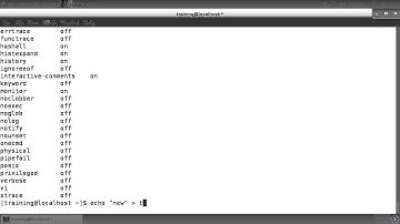05 alias, set and unset