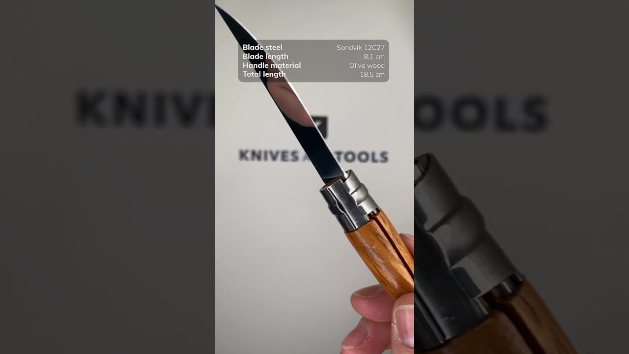OPINEL Zakmes - NIET RVS/HOUT 165MM