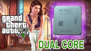 GTA 5 PC FRACO DUAL CORE ATHLON II X2 | TESTEI NO PC FRACO