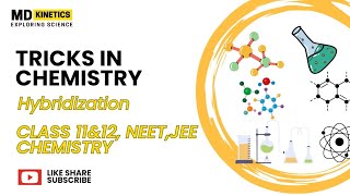 Tricks in Chemistry | Hybridization | Chemistry| Class 11, 12, NEET & JEE