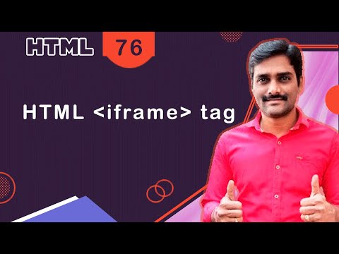 HTML Video Tutorial - 76 - Html Iframe Tag