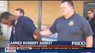 Robbery suspect armed with gun, tire iron, crowbar and sledge hammer arrested