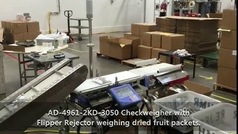 A&D Inspection Checkweighing Simplified – Snack Packs