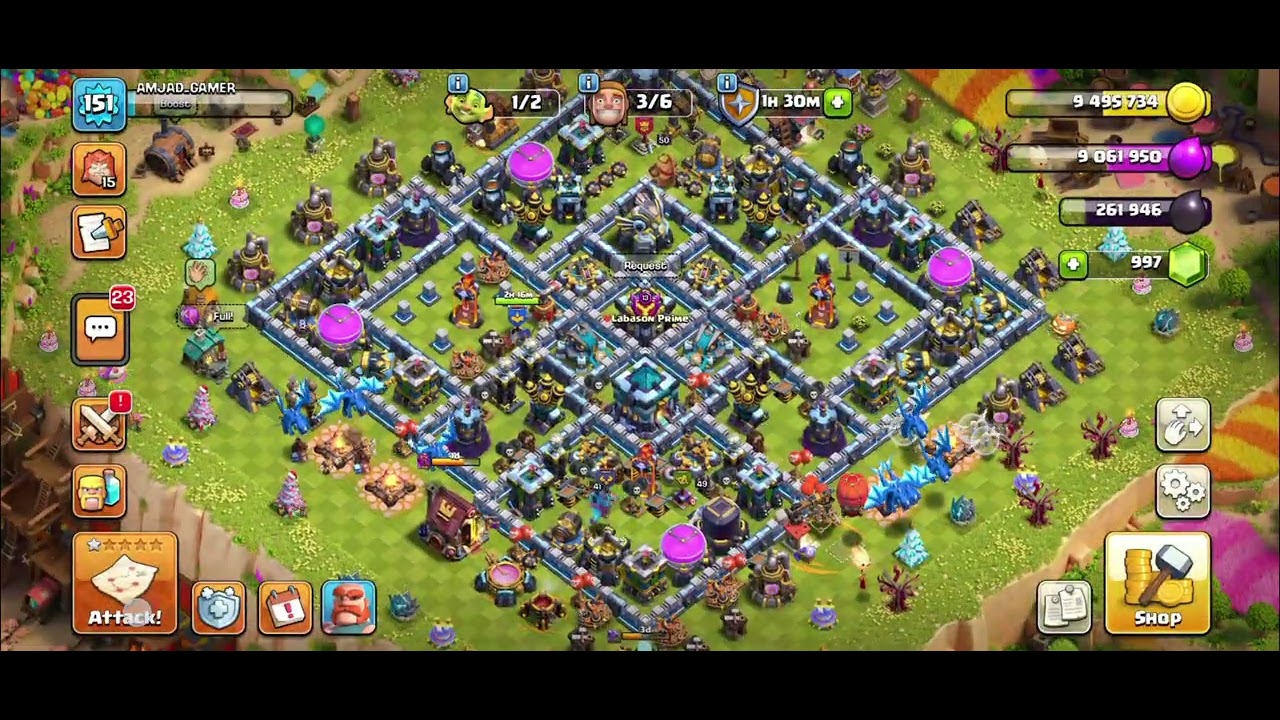 ATTTACK | CLASH OF CLANS | #clashofclans #attack #coc #gaming @ClashOfClans 