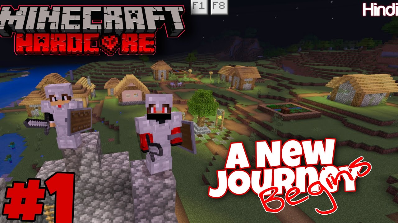 We Found A Village In Minecraft Hardcore Part 01 - YouTube