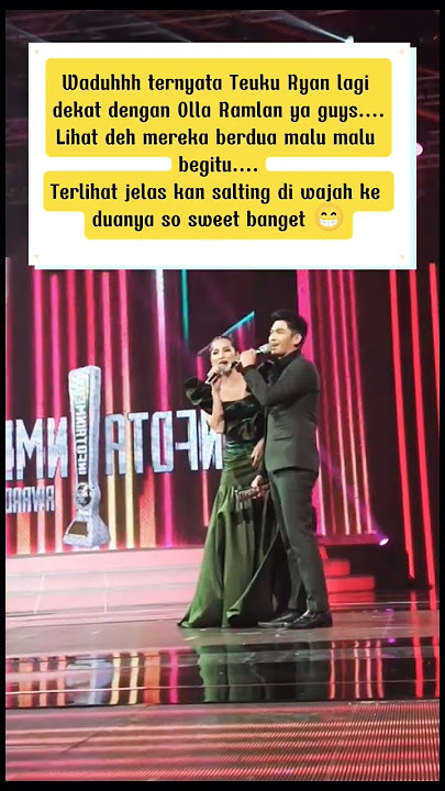 Pasangan Teuku Ryan dan Olla Ramlan Ter the best di entertainment awards 2025