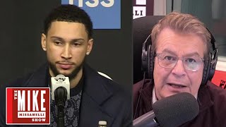 'HORSE APPLES' — Mike and Tyrone react to Ben Simmons' press conference  | The Mike Missanelli Show screenshot 1