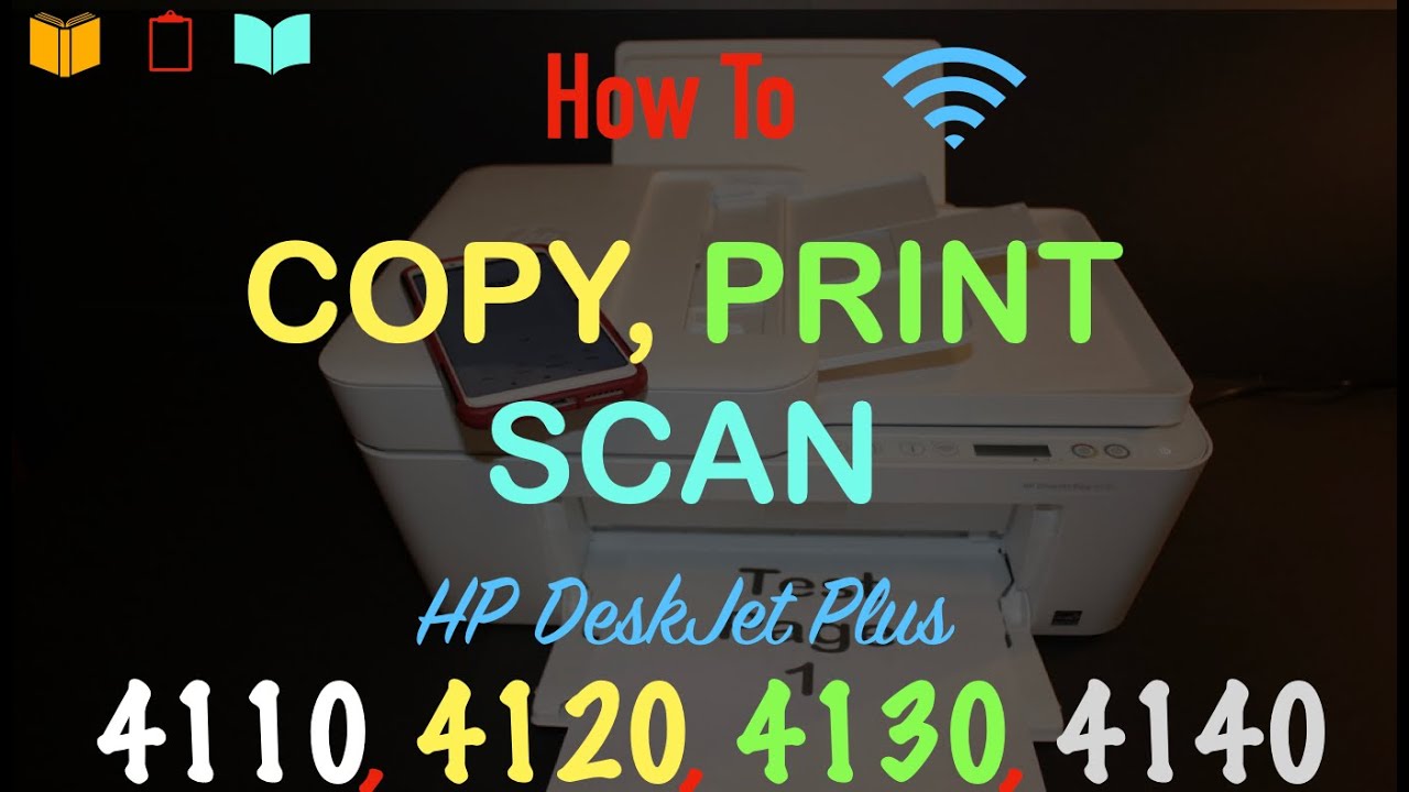 HP DeskJet 2720e Scanning, Printing & Copying. 