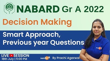 NABARD 2022 | Decision Making |  Smart Approach, Previous year questions | By Prachi Agarwal